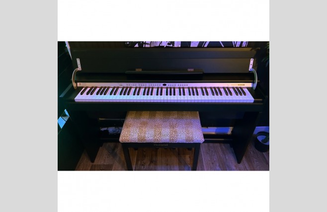 Roland DP970 Satin Black Digital Piano, Used - Complete Package (SN:ZU703319) - Image 1